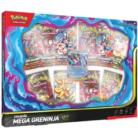 Box Pokémon Coleção Mega Greninja EX Copag