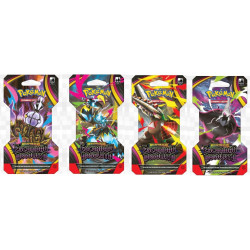 Booster com 6 Cartas Pokémon Mega Evolução Escuridão Absoluta Copag