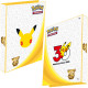 Pasta Fichário Pokémon Celebração de 30 Anos Capa Dura 4 Argolas