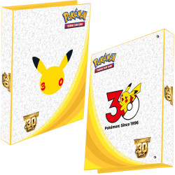 Pasta Fichário Pokémon Celebração de 30 Anos Capa Dura 4 Argolas