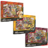 3 Box Pokémon Mega Evolução Coleção Mega Forças Mega Darkrai EX, Mega Dragonite EX e Mega Zeraora EX Copag