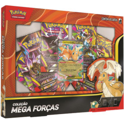 Box Pokémon Mega Evolução Coleção Mega Forças Mega Mega Dragonite EX Copag