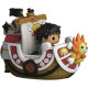 Boneco One Piece Monkey D. Luffy and Thousand Sunny Bitty Pop Funko