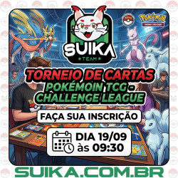 Inscrição TCG Torneio Pokémon League Challenge - 19/09 - 09:30h
