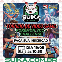 Inscrição VGC Torneio Pokémon League Challenge - 19/09 - 10:30h