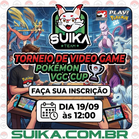 Inscrição VGC Torneio Pokémon League Cup - 19/09 - 12:00h