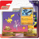 Kit com 2 Triple Pack Pokémon Celebração de 30 anos Lucario e Exeggutor de Alola com Adesivos Copag