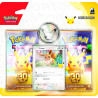 Blister Duplo Pokémon Celebração de 30 anos Eevee com moeda Copag