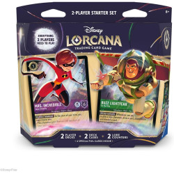 2 Decks Starter Set Disney Lorcana Set 12 Trading Card Game Ravensburger
