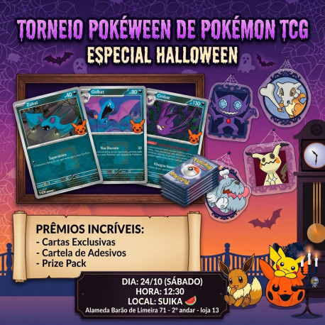 Inscrição TCG Pokéween 2026 - 24/10 - 12:30h