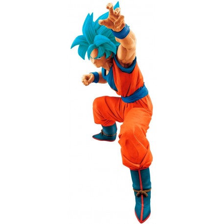 Boneco Dragon Ball Super Goku Super Saiyajin Blue Big Size King Clustar Banpresto