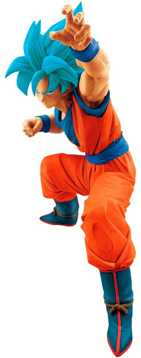 Boneco Dragon Ball Goku Ssj Blue Azul Z Super Dragonball Figura Miniatura  18cm - WIN Colecionáveis