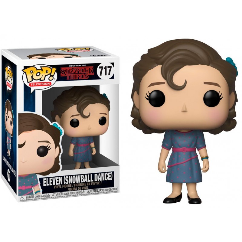 Boneco Stranger Things Eleven Snowball Dance Pop Funko 717 - jogo de super onze no roblox