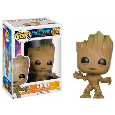 Boneco Guardians of the Galaxy Vol.2 Groot Pop Funko 202