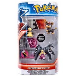 3 Bonecos Pokémon XY Mawile, Litleo e Mega-Mawile Tomy