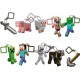 Chaveiro Minecraft Hangers Série 1 - Chaveiro Unitário Surpresa