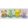 Kit 4 Bonecos Pokémon Center Ichiban Kuji 7-11 Meowth, Chikorita,Pikachu e Mewtwo