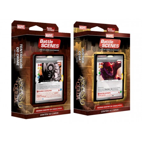 2 Decks Battle Scenes Ascensão e Queda Demolidor e Mercenário Copag