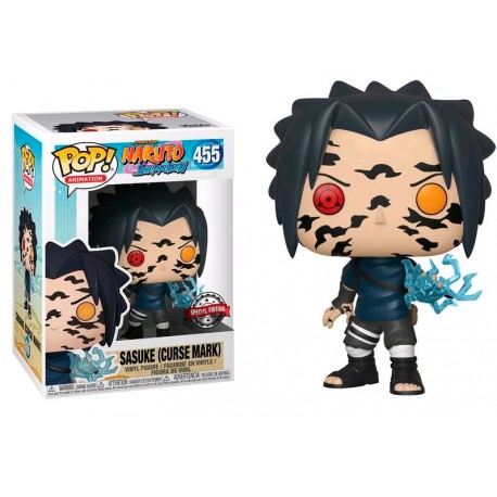 Boneco Naruto Shippuden Sasuke Curse Mark Special Edition Pop Funko 455