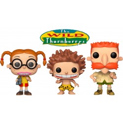 Coleção 3 Bonecos Os Thornberrys Eliza, Donnie e Nigel Pop Funko 506 507 508