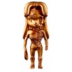 Boneco DC Comics Mulher Maravilha Edição Limitada Dourado XXRay Mighty Jaxx