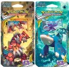 2 Decks Pokémon Sol e Lua 12 Eclipse Cósmico Groudon e Kyogre Copag