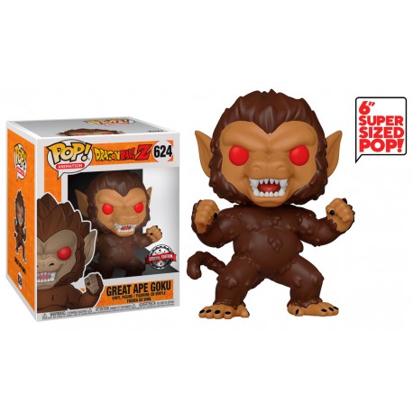 Boneco Dragon Ball Z Great Ape Goku Pop Funko 624