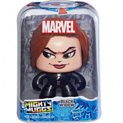 Boneco Mighty Muggs Marvel Viúva Negra Hasbro