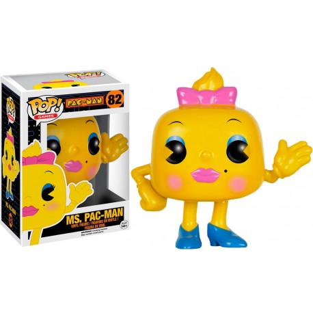 Boneco Pac-Man Ms.Pac-Man Pop Funko 82