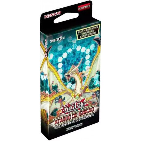 Box Yu-Gi-Oh! Ataque de Ignição Edição Especial Boosters e Cards