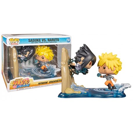 Boneco Naruto Shippuden Sasuke Vs. Naruto Anime Moments Pop Funko 732