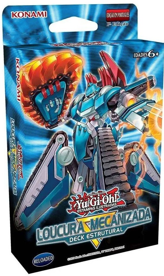 Deck Estrutural Yu-Gi-Oh! Loucura Mecanizada Deck Estrutural Yu-Gi-Oh! Loucura Mecanizada