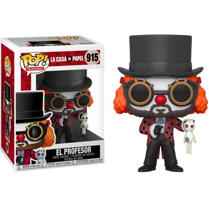 Boneco La Casa de Papel El Profesor Pop Funko 915