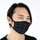 Máscara de Proteção Facial Naruto Akatsuki Emblemas