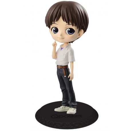 Boneco Evangelion Shinji Ikari QPosket Bandai Banpresto