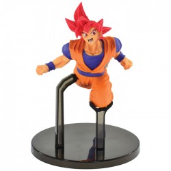 Boneco Dragon Ball Super Son Goku Saiyajin God FES!! Bandai Banpresto