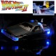 Miniatura De Volta Para o Futuro II Carro Delorean Time Machine com Luz escala 1:24  Jada