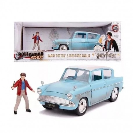 Miniatura Harry Potter e 1959 Ford Anglia escala 1:24  Jada