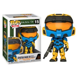 Boneco Halo Infinite Spartan Mark VII With VK78 Commando Rifle With Game Add-On Pop Funko 15