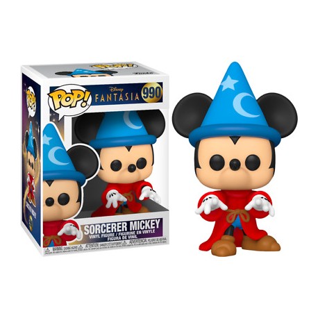 Boneco Disney Fantasia Sorcerer Mickey Pop Funko 990