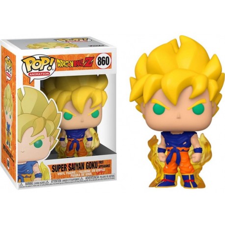 Boneco Dragon Ball Z Goku Super Saiyajin First Appearance Pop Funko 860