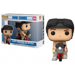 Boneco Dumb And Dumber Lloyd Christmas On Bicycle Pop Funko 95