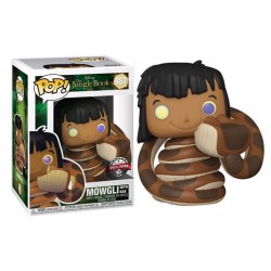 Boneco Disney The Jungle Book Mowgli With Kaa Special Edition Pop Funko 987