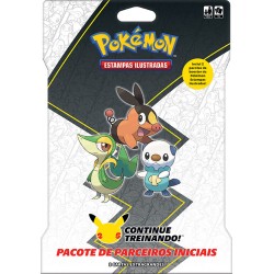 Blister Gigante Região de Unova Snivy, Tepig e Oshawott Pokémon  25 Anos Copag