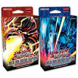 2 Decks Yu-Gi-Oh! Dos Deuses Egípcios Obelisco O Atormentador e Slifer O Dragão Celeste