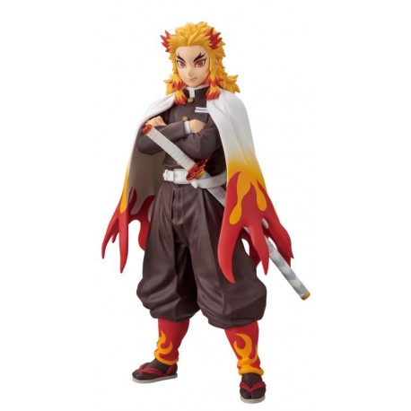 Boneco Demon Slayer Kimetsu no Yaiba Kyojuro Rengoku Vol 10 Bandai Banpresto