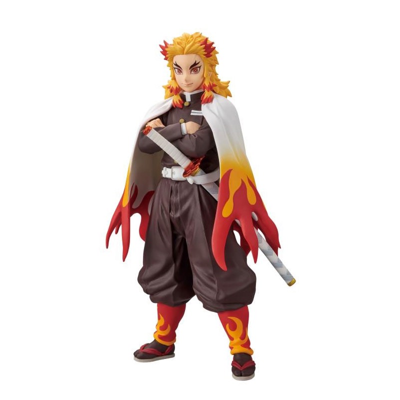 Figma Demon Slayer Kyojuro Rengoku Modelo De Brinquedo Colecionável action  figure boneco articulado