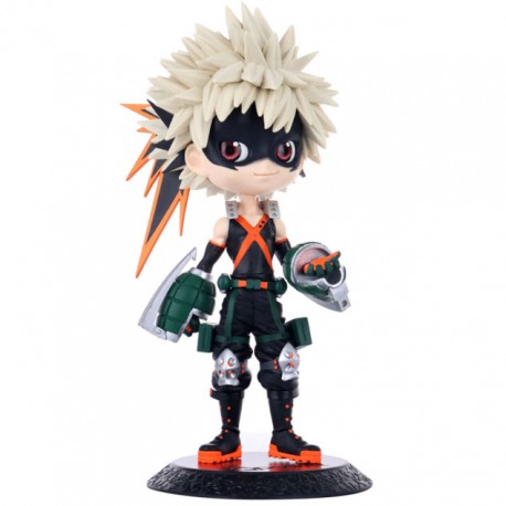 Boneco My Hero Academia Katsuki Bakugo Q Posket Bandai Banpresto