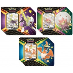 3 Latas Pokémon Destinos Brilhantes Boltund V, Cramorant V e Eldegoss V Copag