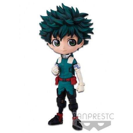 Boneco My Hero Academia Izuku Midoriya Q Posket Bandai Banpresto